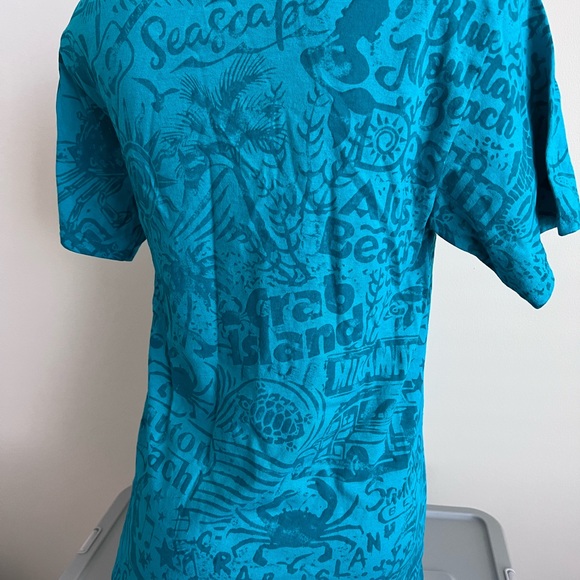 WeeKenD SpEcIaL!!!  3 For 25.00!   UNISEX - TEAL CRAB ISLAND / DESTIN BEACH TEES - Picture 2 of 8